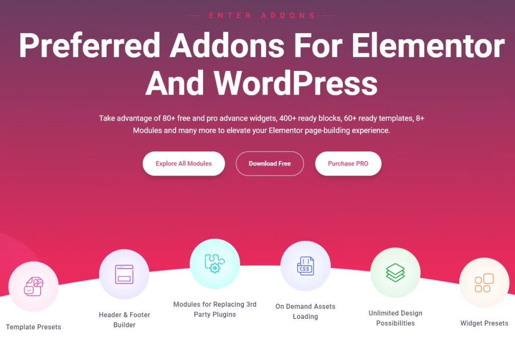 Enter Addons Pro