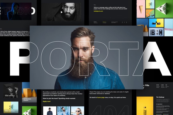 Porta – Creative Portfolio Elementor Template