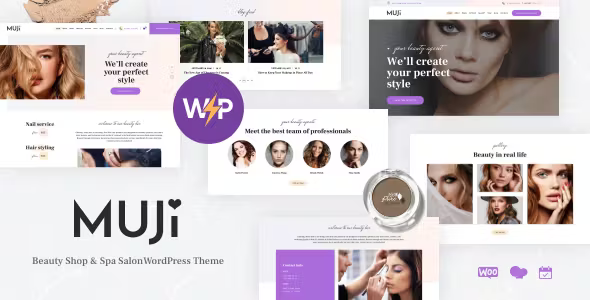 Muji Beauty Shop Spa Salon Theme
