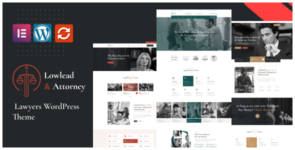 Lowlead – Attorney & Lawyers WordPress Theme