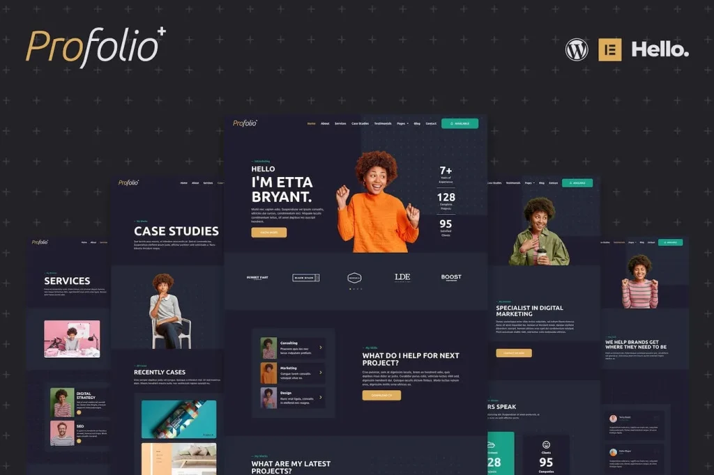 Profolio – CV Resume Portfolio Elementor Template