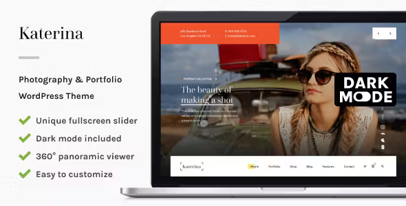 Katerina Photography and Portfolio Theme