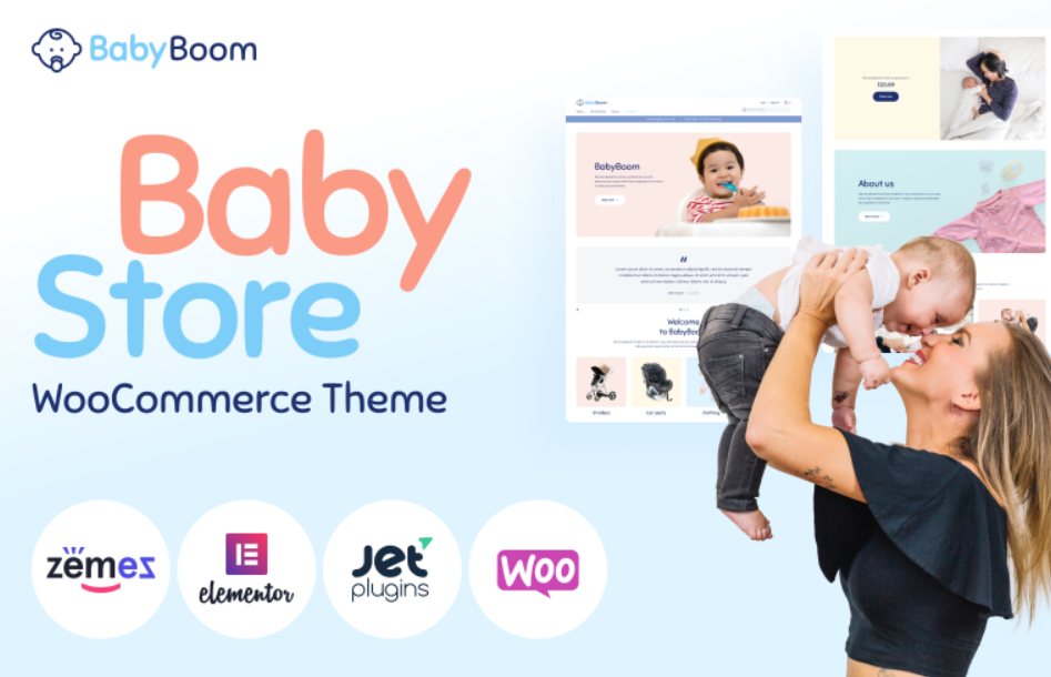 BabyBoom – Cute And Modern Baby WooCommerce Theme