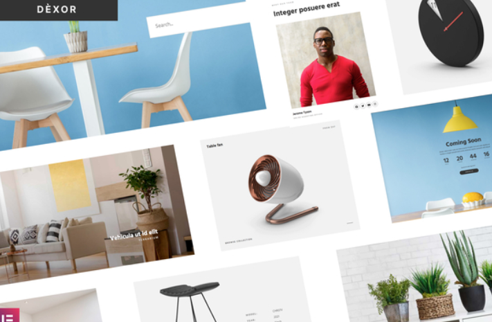 Dexor – Furniture and Decor Shop Elementor Template