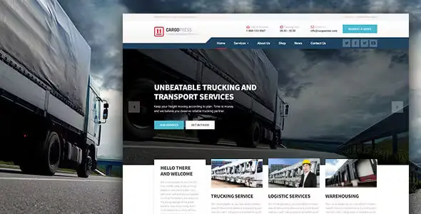 CargoPress Logistic Warehouse and Transport