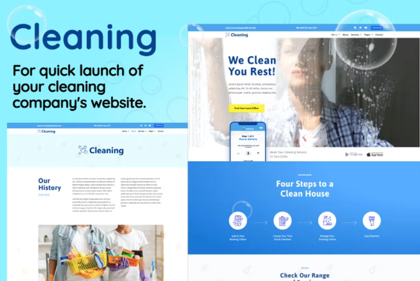 Cleaning – Small Business Template