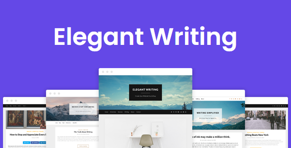 Elegant Writing Superb Themes