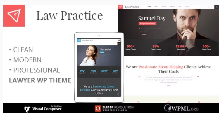 LAWPRACTICE | Lawyer Responsive WordPress Theme
