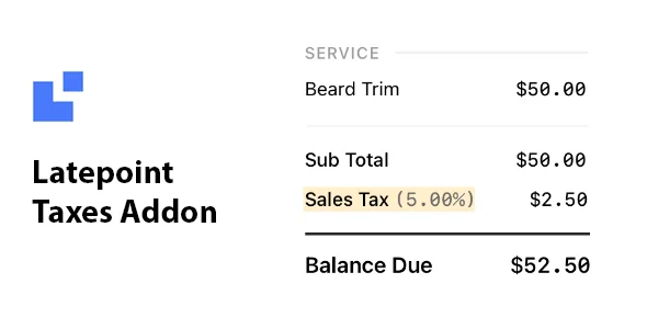 Latepoint Taxes Addon