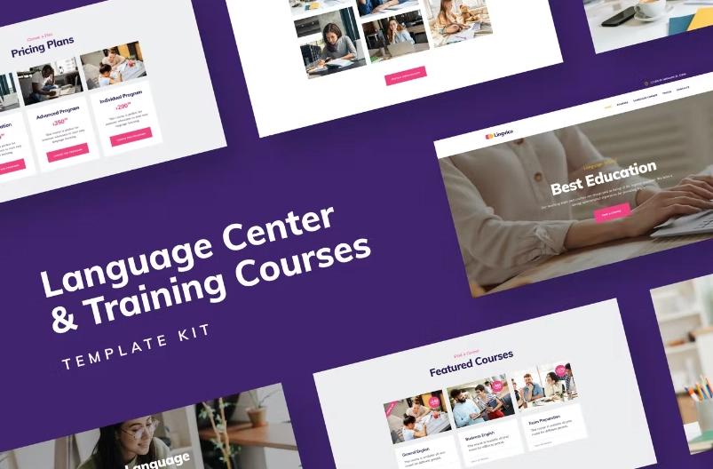 Distance Education – Language Center & Training Courses Template