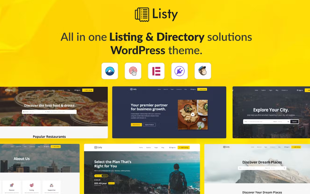 Listy – Listing & Directory WordPress Theme