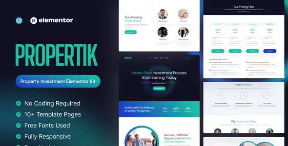 Propertik Property Elementor Template Kit