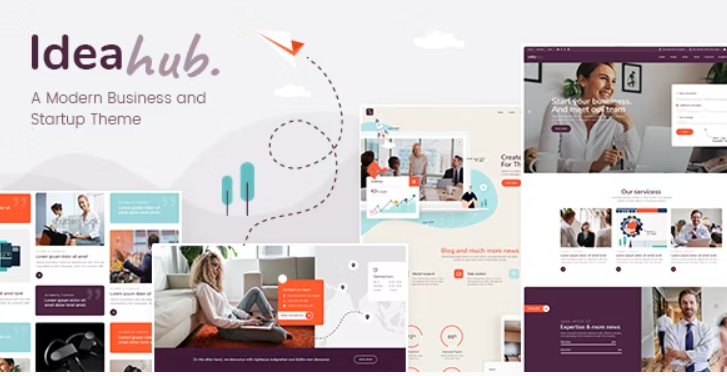Ideahub – Modern Startup Theme