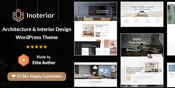 Inoterior – Architecture & Interior Designer WordPress Theme + RTL