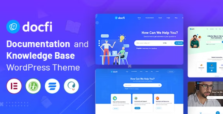 Docfi – Documentation and Knowledge Base WordPress Theme