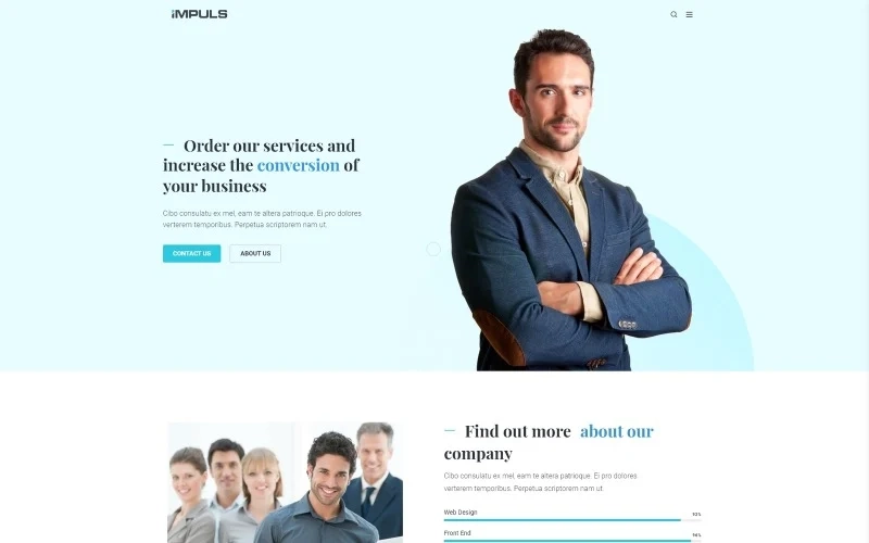 Impuls – Minimal Creative Business WordPress Elementor Theme WordPress Theme