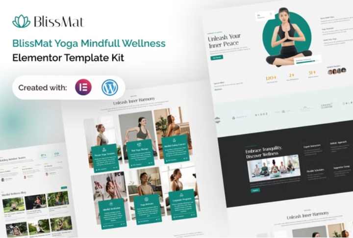 BlissMat – Yoga & Wellness Elementor Template