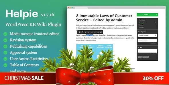 Helpie – WordPress KB Wiki Plugin