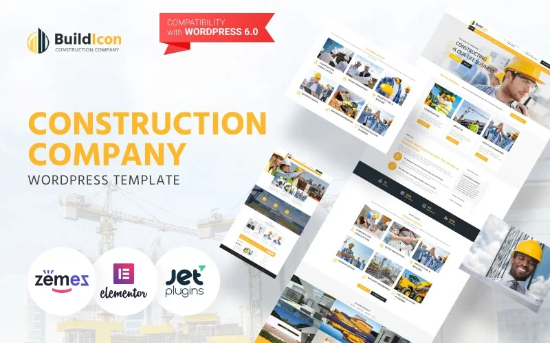 BuildIcon – Construction Company WordPress Theme