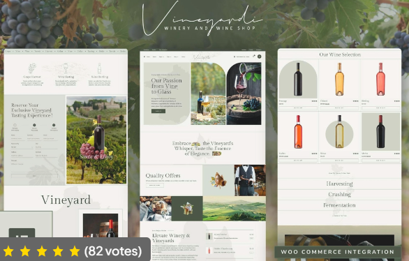 Vineyardi – Wine Shop & Winery Elementor Pro Template