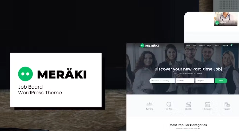 Meraki – Job Board WordPress Theme