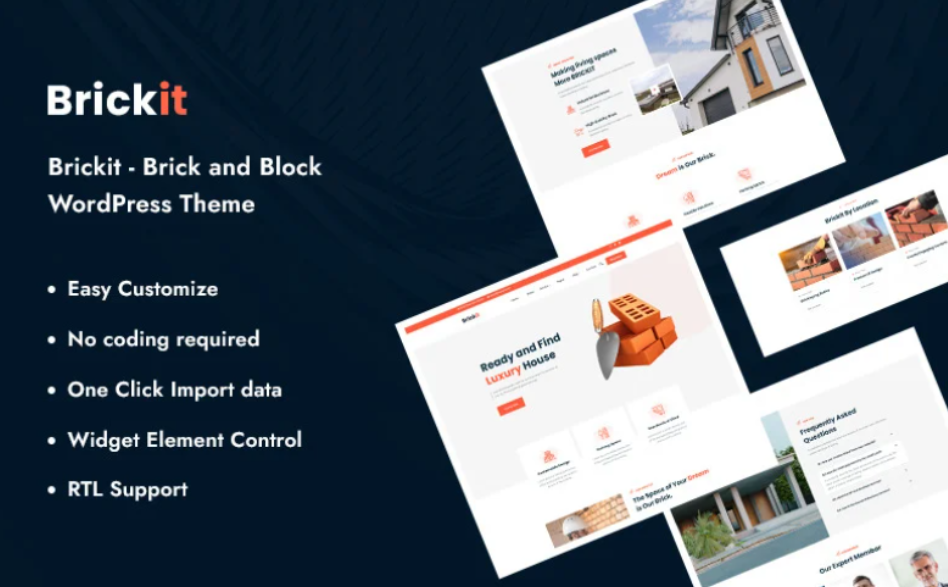 Brickit – Brick and Block WordPress Theme
