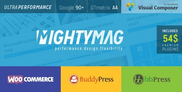 MightyMag – Magazine, Shop, Community WP Theme