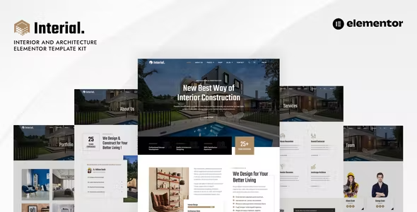 Interial Architecture Elementor Template Kit
