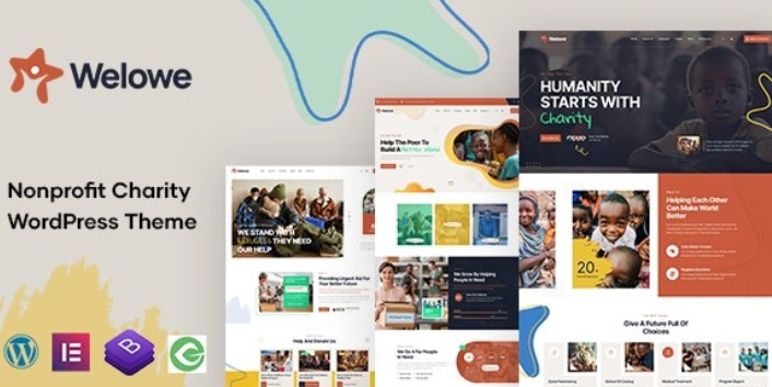 Welowe – Nonprofit Charity WordPress Theme