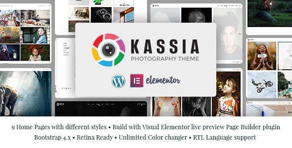 Kassia – Photography WordPress Theme