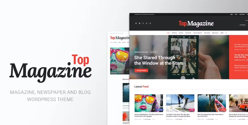 Top Magazine – News WordPress Theme
