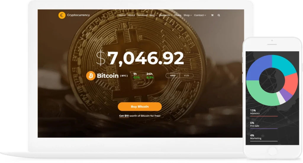 VisualModo – Cryptocurrency WordPress Theme