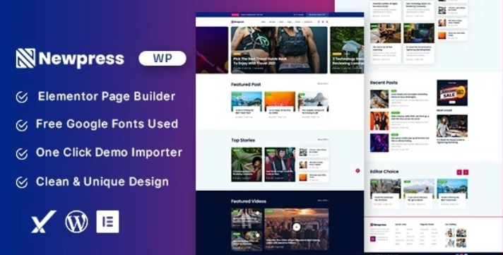 Newpress – Blog Magazine WordPress Theme