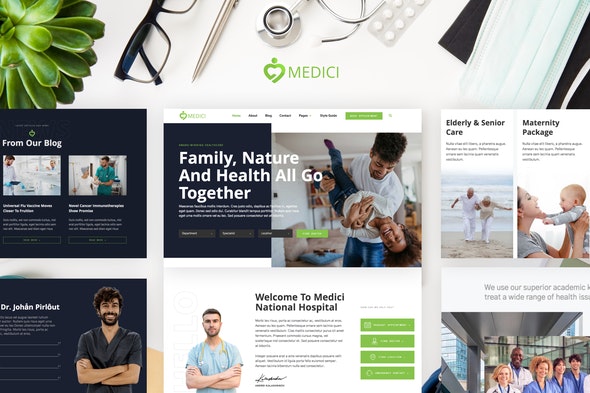 Medici – Hospital & Health Services Elementor Template