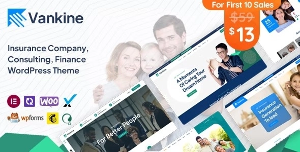 Vankine – Insurance & Consulting Business WordPress Theme