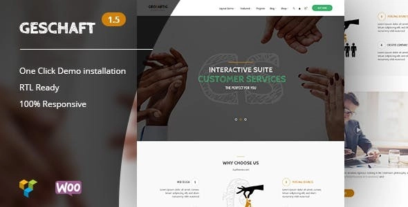 Geschaft – Business WooCommerce WordPress Theme