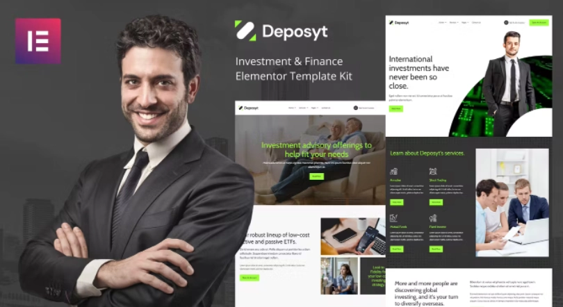 Deposyt – Investment & Finance Elementor Template
