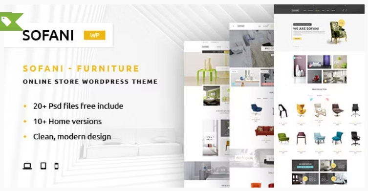 Sofani – Furniture Store WooCommerce WordPress Theme