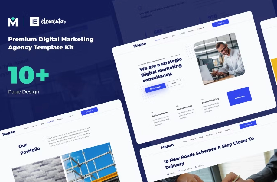 Mapan – Digital Marketing Template