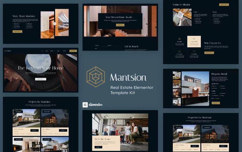 Mantsion – Real Estate Elementor Template
