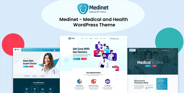 Medinet – Medical and Health WordPress Theme +RTL