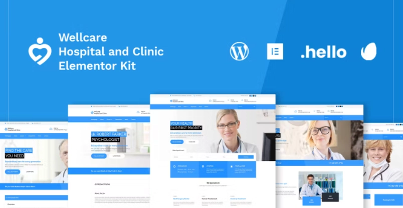 Wellcare – Hospital & Clinic Elementor Template