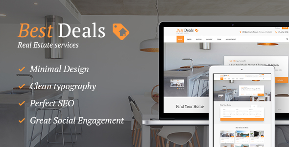 Best Deals – Property Sales & Rental WordPress Theme