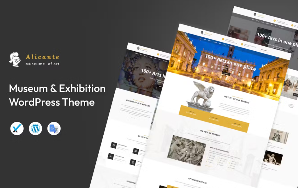 Alicante – Museum & Exhibition WordPress Theme
