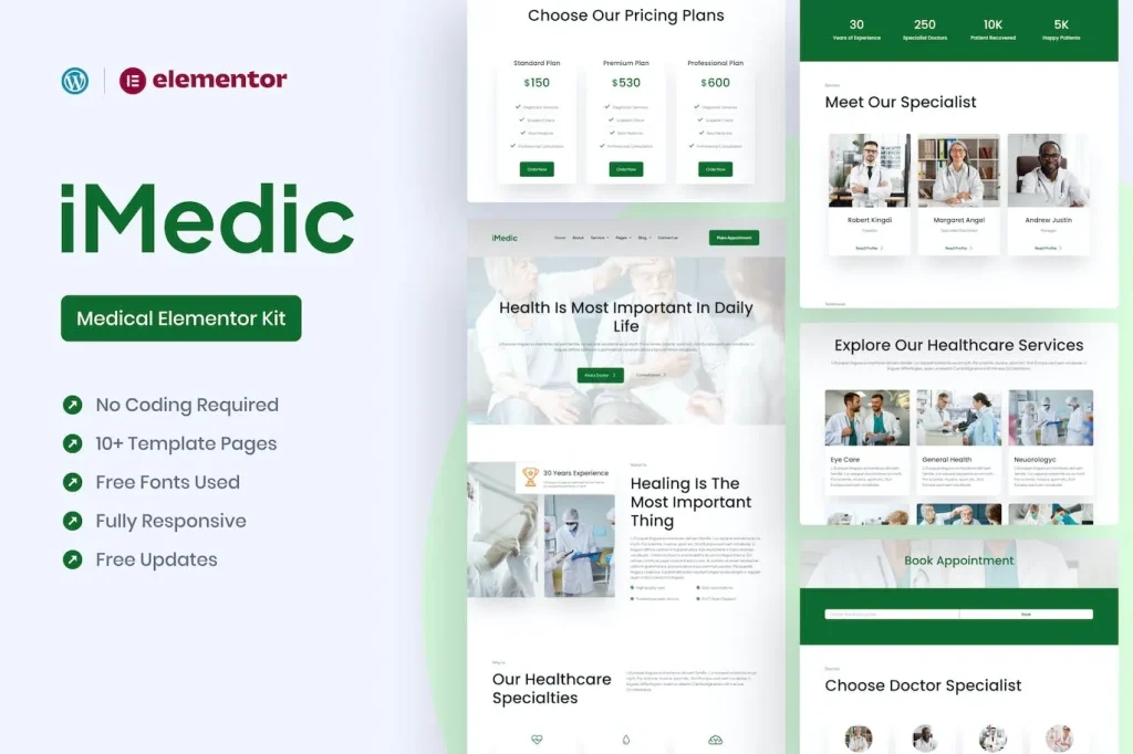 Medicly – Medical Elementor Pro Template