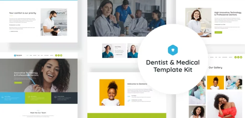Dentario – Dentist & Medical Elementor Template