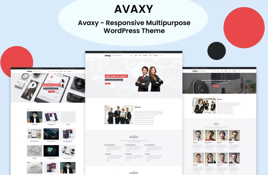 Avaxy – Multipurpose WordPress Theme