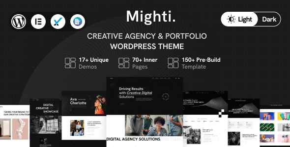 Mighti – Creative Agency & Portfolio WordPress Theme