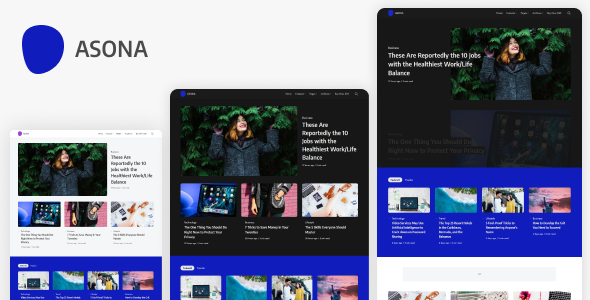Asona – Blog and Magazine WordPress Theme