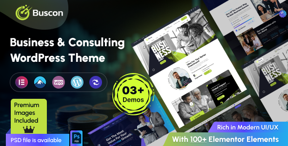 Buscon – Business Consulting WordPress Theme